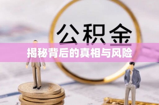雁江揭秘背后的真相与风险