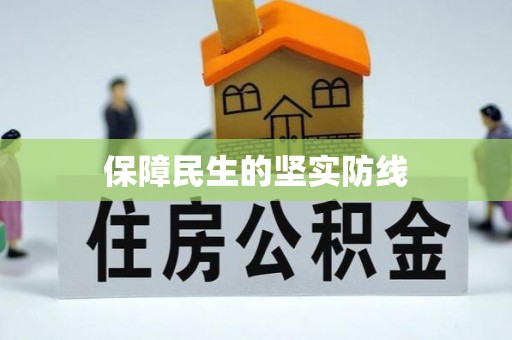 雁江保障民生的坚实防线
